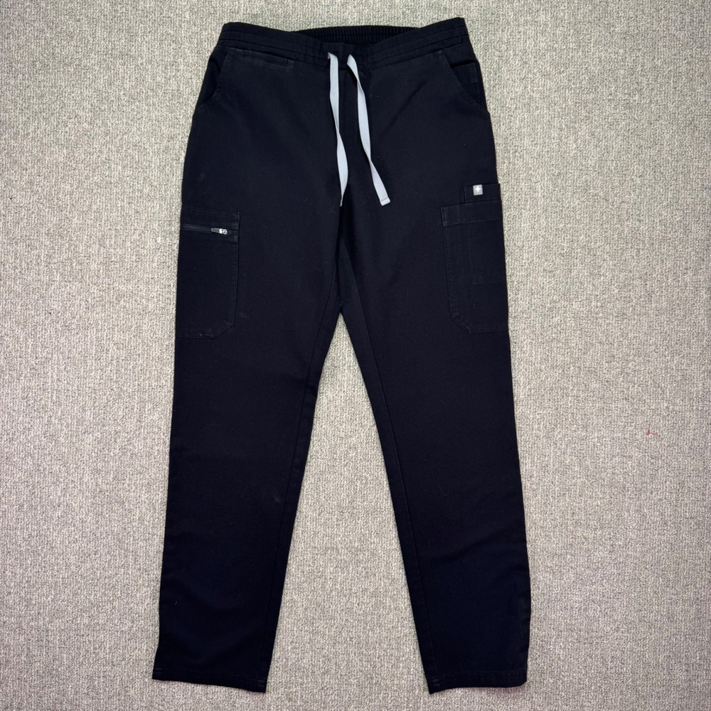 FIGS Yola High-Waisted Skinny Scrub Pants Black Size Small TW2000R EUC